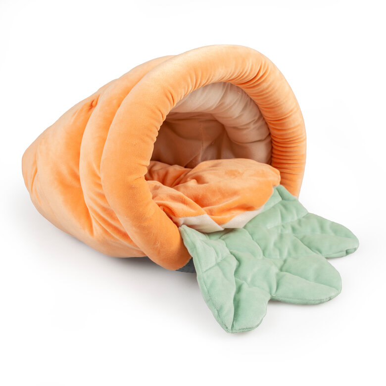 Duvoplus - Carrot Sac de Couchage Peluche - 25x40x25cm Image numéro 1 Duvoplus - Carrot Sac de Couchage Peluche - 25x40x25cm Image numéro 1