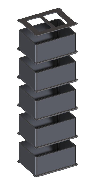 Aquatlantis - Kit de 5 Gobelets Modulaires B-BOX- taille M Image numéro 1 Aquatlantis - Kit de 5 Gobelets Modulaires B-BOX- taille M Image numéro 1