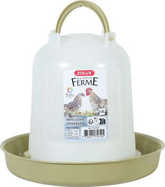 Zolux - Abreuvoir Lichen pour Basse Cour - 1,5L