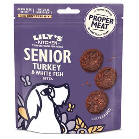 Lily's Kitchen - Friandises Senior à la Dinde et au Poisson pour Chien - 70g