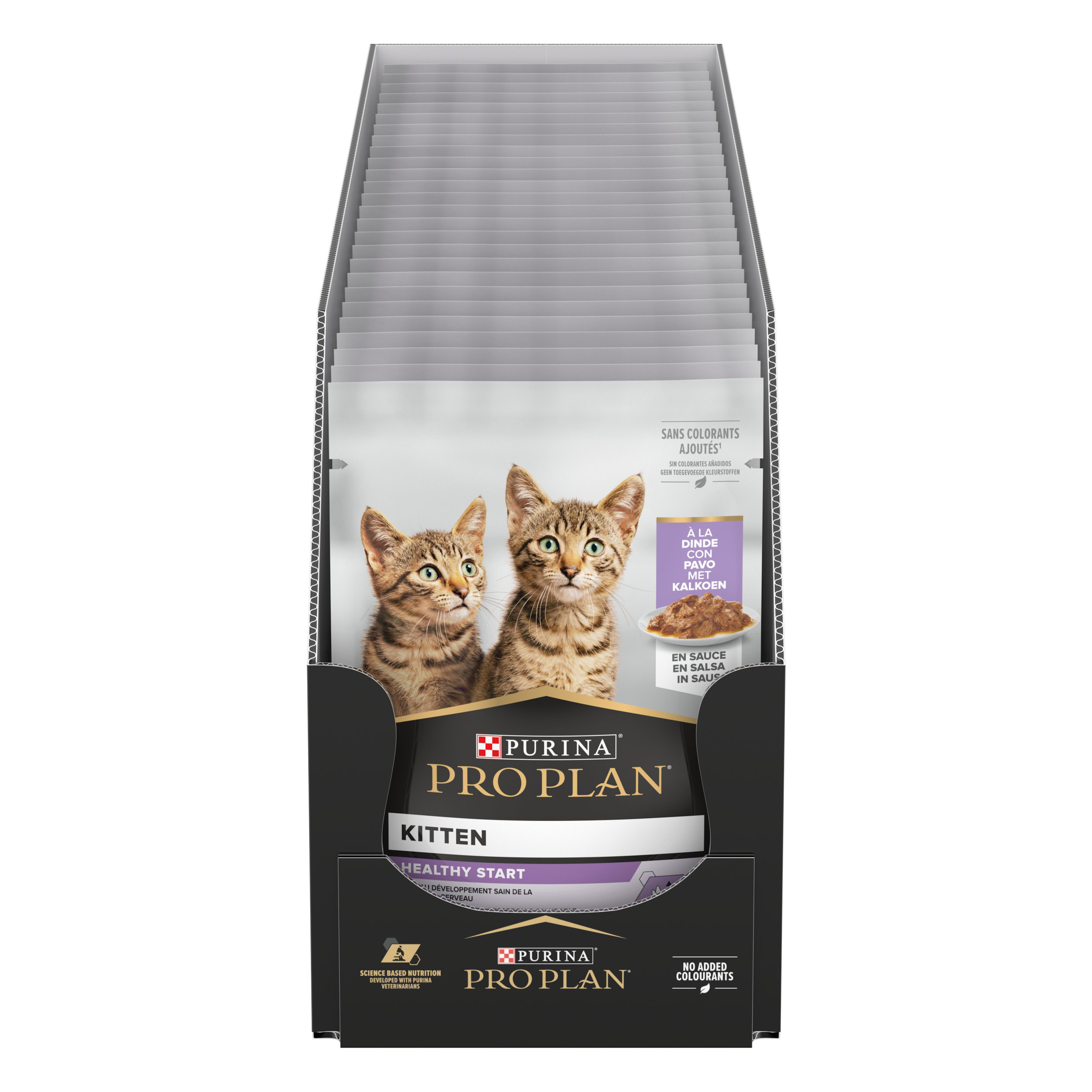 Pro Plan - Pochon Kitten HEALTHY START Dinde en Sauce pour chatons - 85g Image num&eacute;ro 6