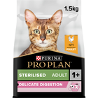 Pro Plan - Croquettes Optidigest Sterilised au Poulet pour Chat - 1,5Kg image number null