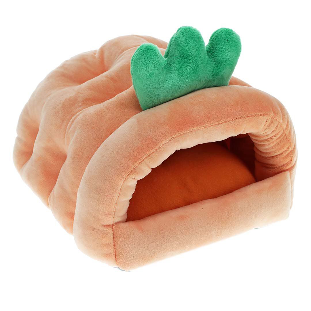 Duvoplus - Maison en Peluche Carrot pour rongeurs S - 17x18,5x20cm Image num&eacute;ro 1
