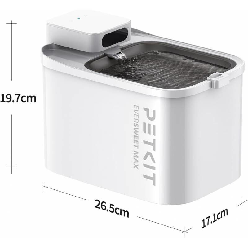 Petkit - Fontaine &agrave; Eau EVERSWEET MAX Connect&eacute;e pour Chiens et Chats - 3L Image num&eacute;ro 4