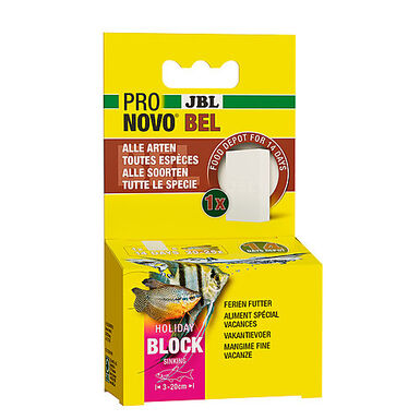 JBL - Aliment Pronovo BEL HOLIDAY BLOCK pour Poissons - x1