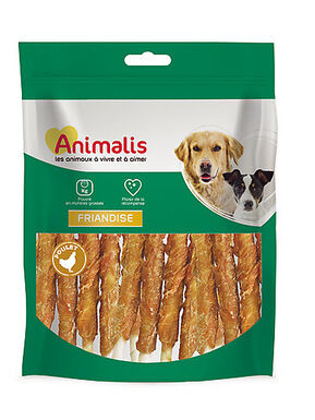 Animalis - Friandises Roulés au Poulet pour Chien - 100g