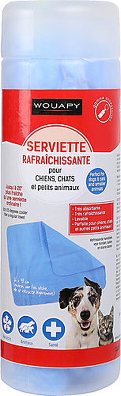 Wouapy - Serviette Rafraichissante pour Chien et Chat - T66 image number null