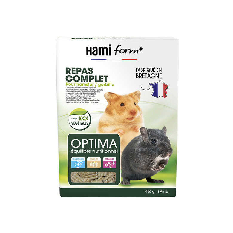 Hamiform - Repas Complet Optima pour Hamster et Gerbille - 900g image number null