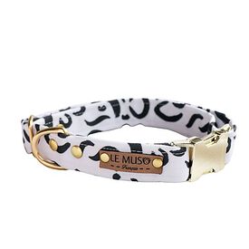 Le Muso - Collier Oslo Blanc et Noir pour Chiens