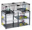 Ferplast - Cage Multipla Crystal pour Hamster et Souris - Noir Indicateur image numéro 7