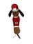 Wonder Christmas - Peluche Teckel de No&euml;l - M Indicateur image num&eacute;ro 2