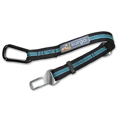 Kurgo - Attache Sécurité Direct Seat-belt Voiture pour Chien - Bleu