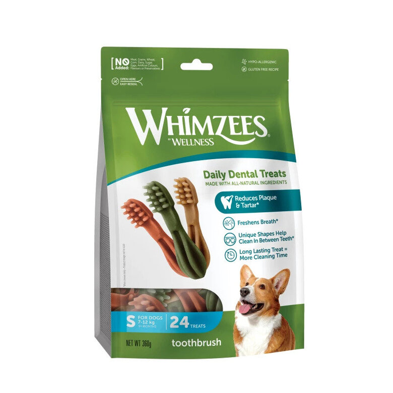 Whimzees - Friandises Brosse à Dents Dog Treats S pour Chien - x24 Image numéro 1 Whimzees - Friandises Brosse à Dents Dog Treats S pour Chien - x24 Image numéro 1