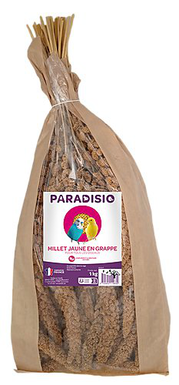 Paradisio - Millet Jaune en Grappes pour Oiseaux - 1Kg