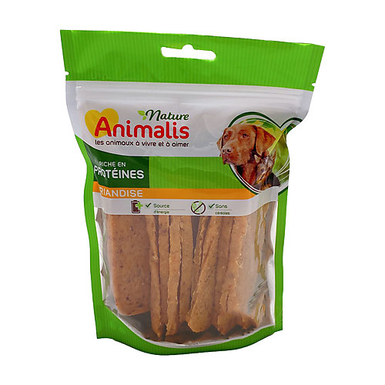 Animalis Nature - Friandises Filet de Saumon pour Chiens - 220g