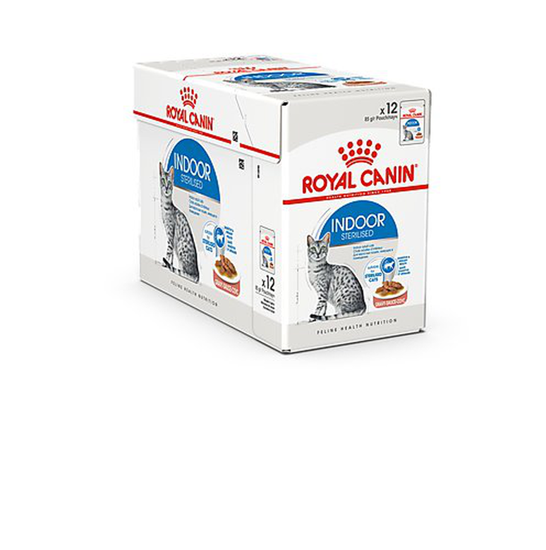 Royal Canin - Sachets Indoor en Sauce pour Chat - 12x85g image number null