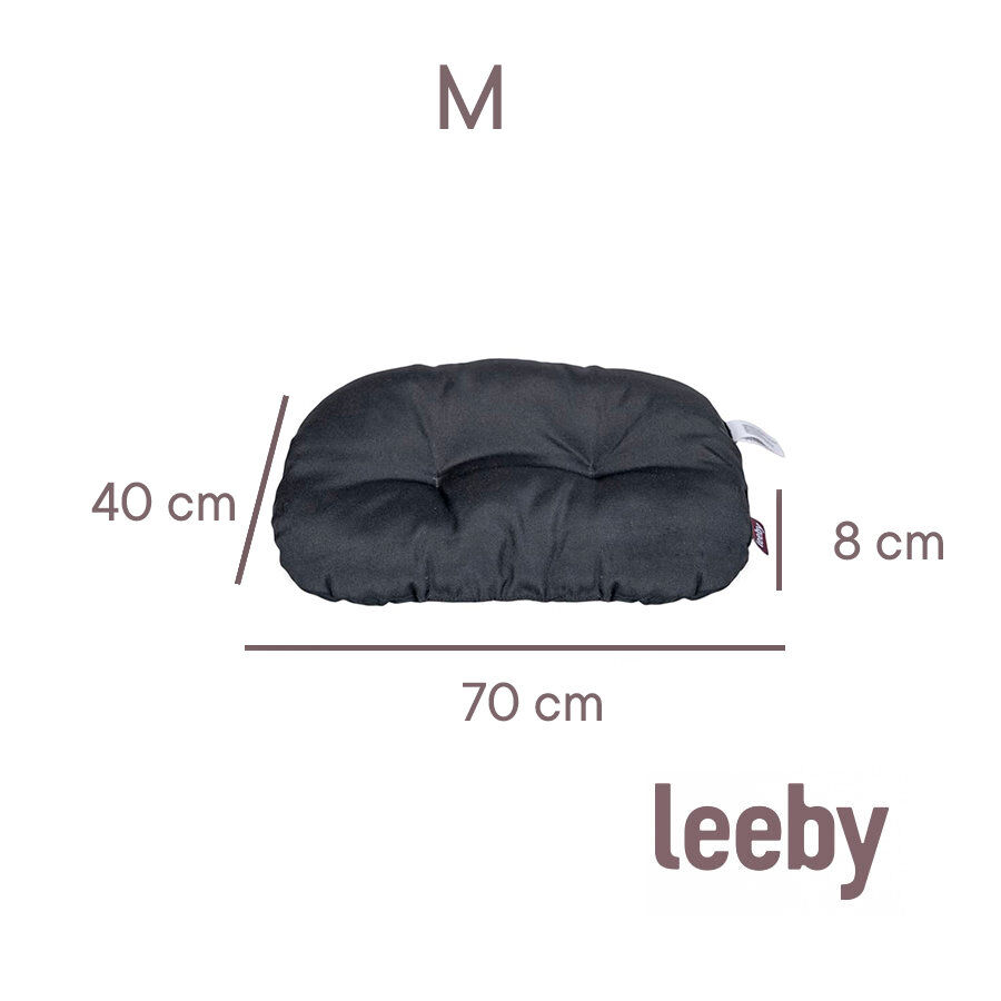 Leeby - Coussin Noir Multi usage pour Chiens - M Image num&eacute;ro 4