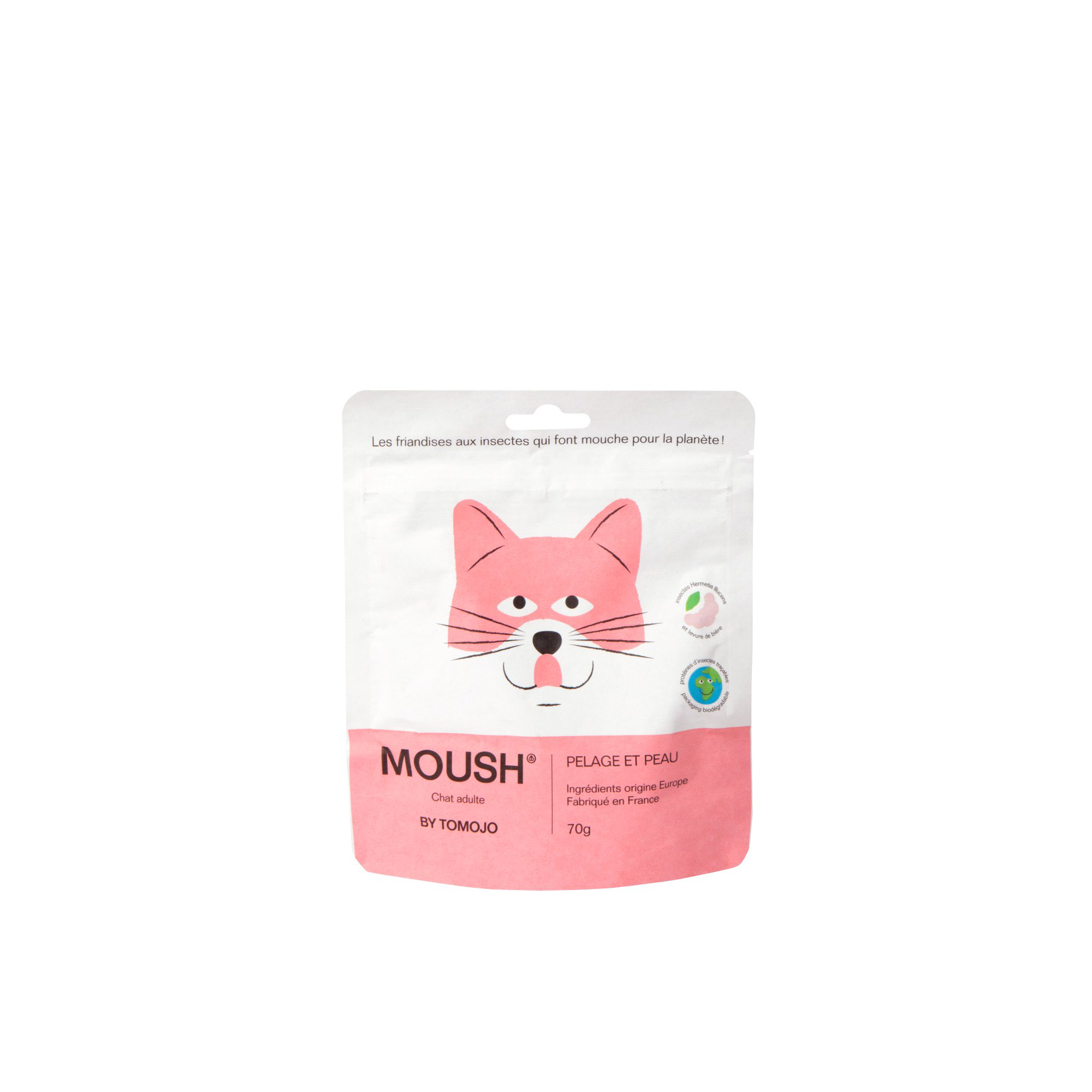 Tomojo - Friandises Moush chat pelage et peau Tomojo - 70g Image num&eacute;ro 1