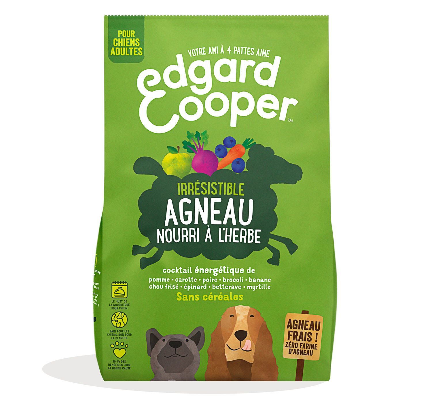 Edgard & Cooper - Croquettes &agrave; l'Agneau pour Chien - 2,5Kg Image num&eacute;ro 1