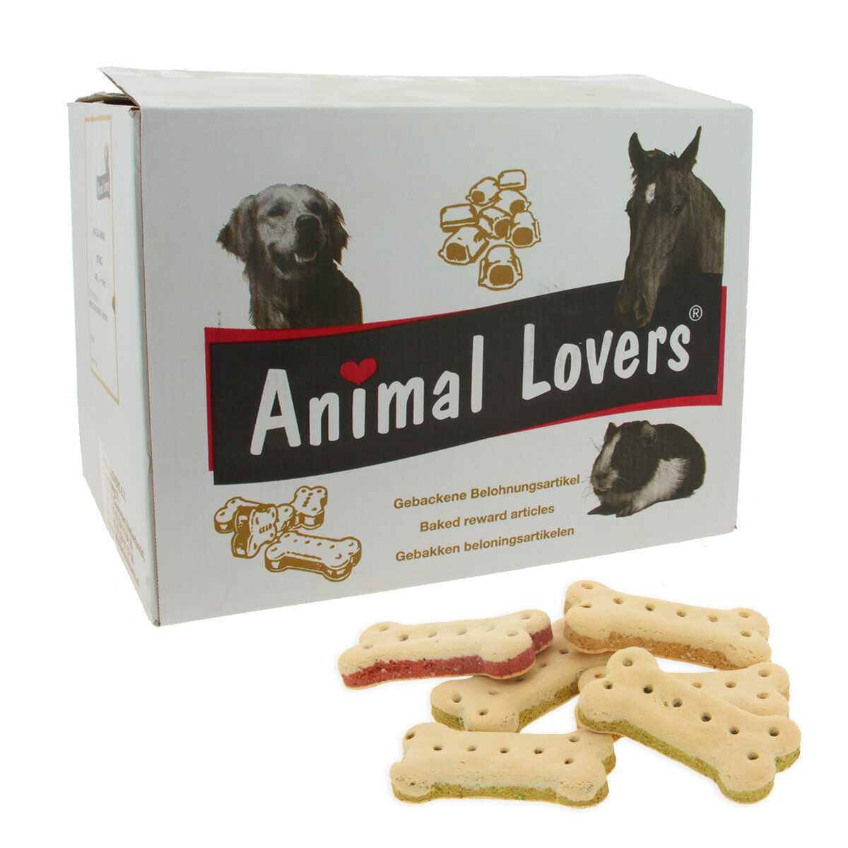 Animal Lovers - Biscuits Happy Happer Mix pour Chien - 10Kg Image num&eacute;ro 1