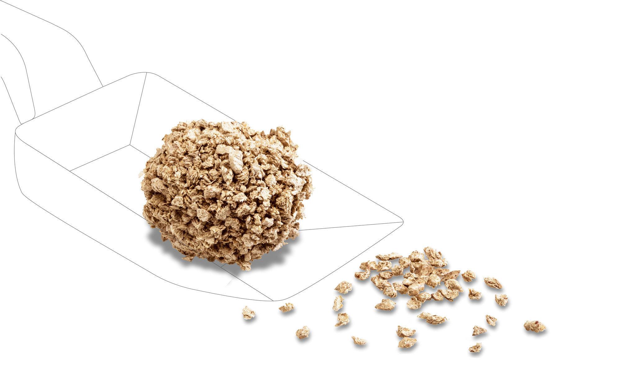 Cat's Best - Liti&egrave;re V&eacute;g&eacute;tale Original pour Chat - 10L Image num&eacute;ro 5