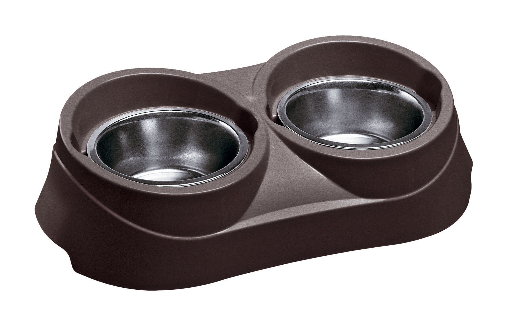 Ferplast - Support en Plastique Duo Feed avec &Eacute;cuelles Inox - 900ml Image num&eacute;ro 1