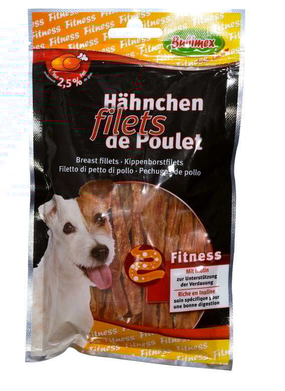 Bubimex - Friandises Filets de Poulet Digestion pour Chien - 100g Image numéro 1 Bubimex - Friandises Filets de Poulet Digestion pour Chien - 100g Image numéro 1