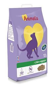 Animalis - Litière végétale pour Chats - 10L