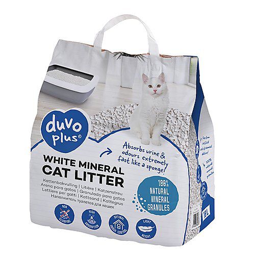 Duvoplus - Liti&egrave;re Min&eacute;rale White pour Chats - 10L Image num&eacute;ro 1
