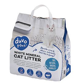 Duvoplus - Litière Minérale White pour Chats - 10L Duvoplus - Litière Minérale White pour Chats - 10L
