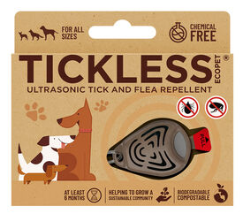 Tickless - Médaillon Ecopet Antiparasitaire Ultrason pour Chiens et Chats - 3,8cm