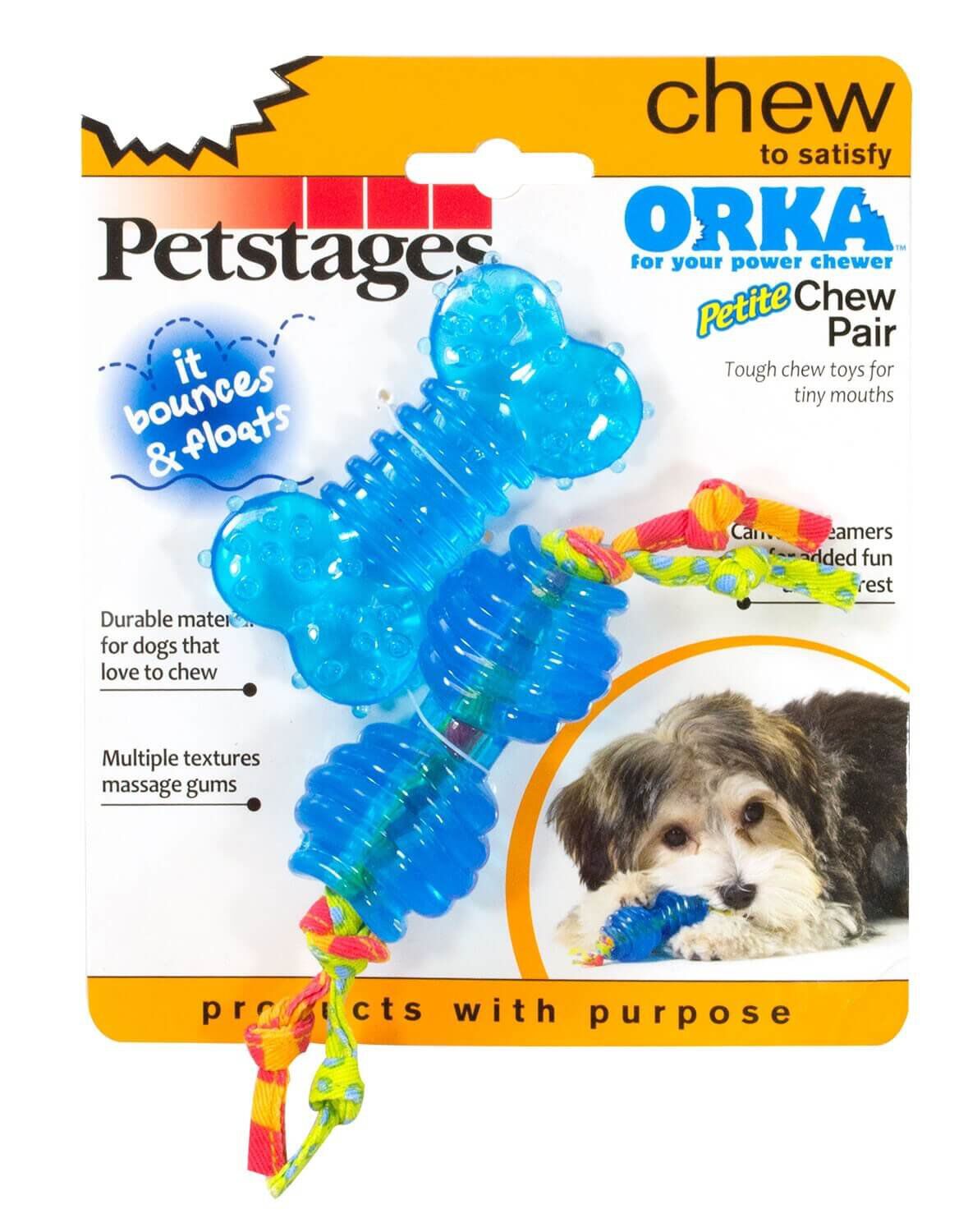 Petstages - Jouets ORKA Ultra Mini Chew Pack pour Chien - x2 Image num&eacute;ro 1