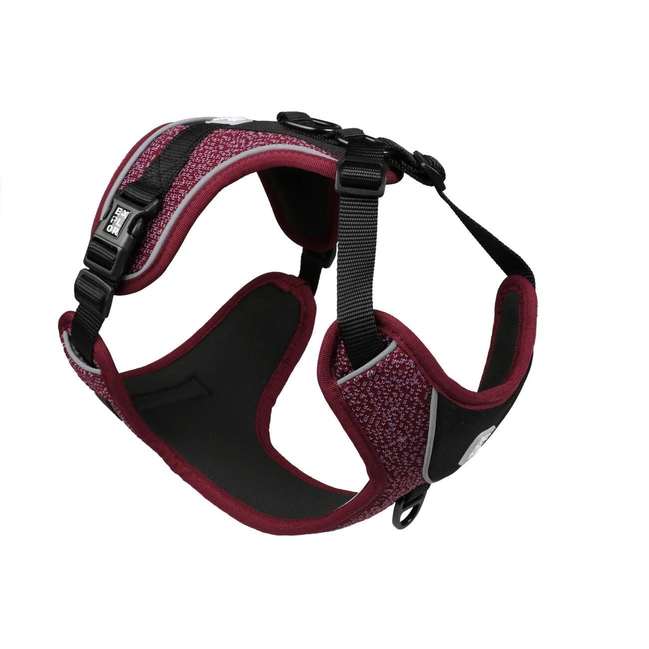 Duvoplus - Harnais Fashion Ultimate Fit No-Pull XS Prune pour Chiens - 20-40cm/37-45cm Image num&eacute;ro 2
