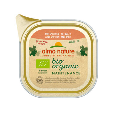 Almo Nature - Pâtée Bio Organic  Saumon - 85g