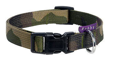 Bobby - Collier Camouflage Kaki pour Chiens
