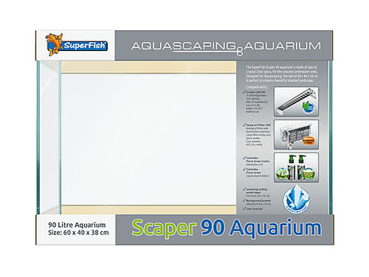 Superfish - Aquarium SCAPER 90 en Verre Crystal Clear - 90L image number null