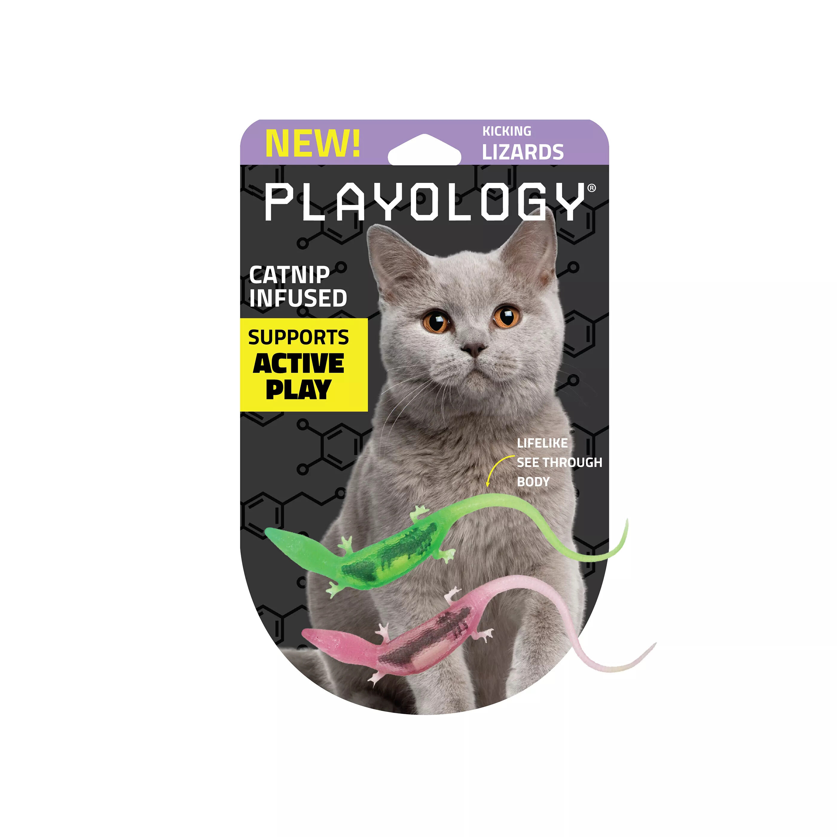 Playology - Jouet L&eacute;zard Scintillant pour Chats Image num&eacute;ro 1
