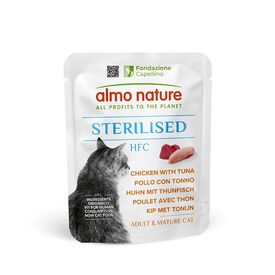 Almo Nature - Nature - Pochon HFC Sterilised Blanc de Poulet pour Chats - 50g
