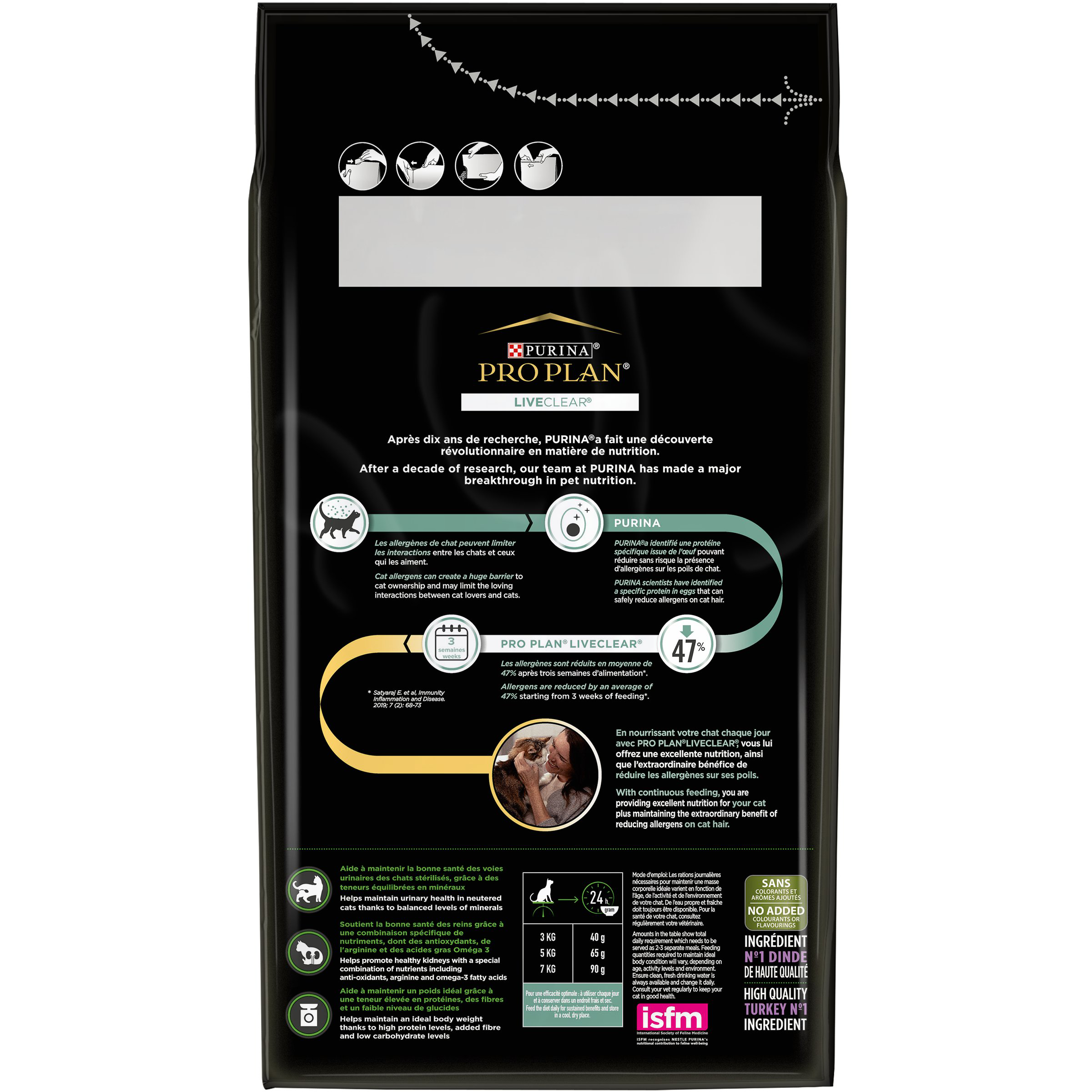 Pro Plan - Croquettes LiveClear +1 St&eacute;rilis&eacute; Dinde pour Chat - 2,8Kg Image num&eacute;ro 3