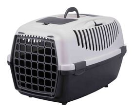 Trixie - Caisse de Transport Capri Gris Foncé/Gris Clair - S : 40 x 38 x 61 cm