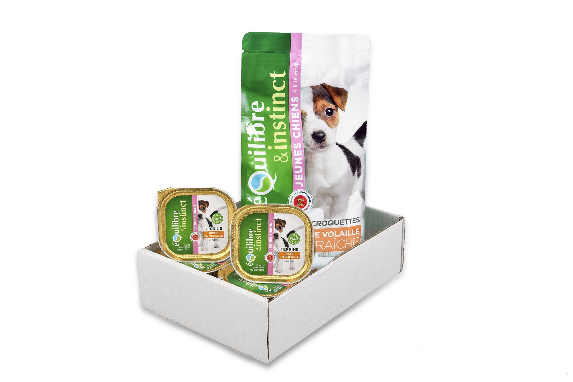 &Eacute;quilibre & Instinct - Pack d&eacute;couverte pour chiots - x5 Image num&eacute;ro 1