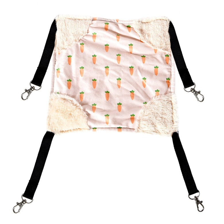 Duvoplus - Hamac en Peluche Carrot S -27x27x2cm Image numéro 1 Duvoplus - Hamac en Peluche Carrot S -27x27x2cm Image numéro 1
