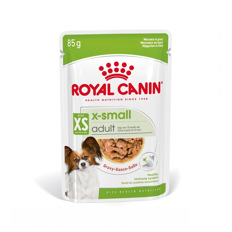 Royal Canin - Sachets Humides en Sauce X-Small Adult - 12x85g Image numéro 2 Royal Canin - Sachets Humides en Sauce X-Small Adult - 12x85g Image numéro 2