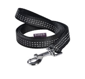 Bobby - Laisse Safe Noire pour Chiens