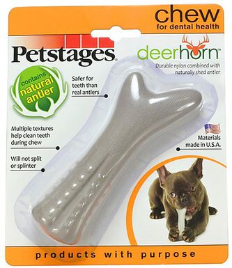 Petstages - Jouet Deerhorn pour Chien - S