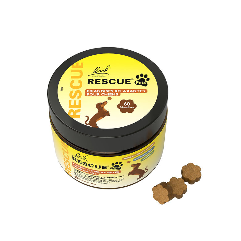 Rescue Pets - Friandises Relaxantes pour chiens - 160g Image numéro 2 Rescue Pets - Friandises Relaxantes pour chiens - 160g Image numéro 2