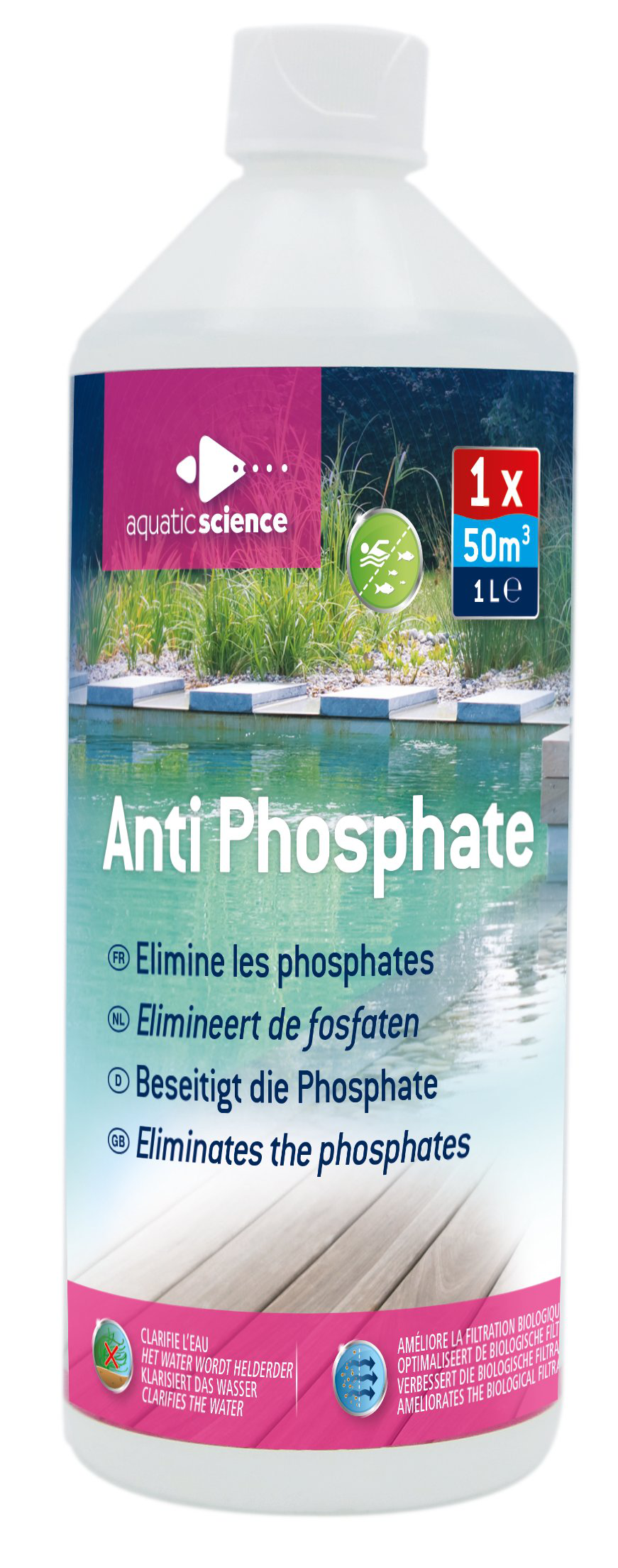 Aquatic Science - Produit Anti-Phosphates - 1L Image num&eacute;ro 1