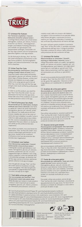 Trixie - TEST D'URINE POUR LES CHATS Image numéro 2 Trixie - TEST D'URINE POUR LES CHATS Image numéro 2