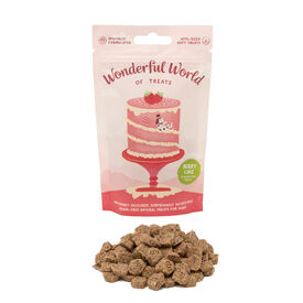 Wonderful World - Friandises G&acirc;teau Fruits Rouges pour Chiens - 50g