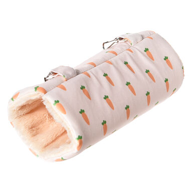 Duvoplus - Tunnel Carrot Suspendu en Peluche - 27x12x12cm